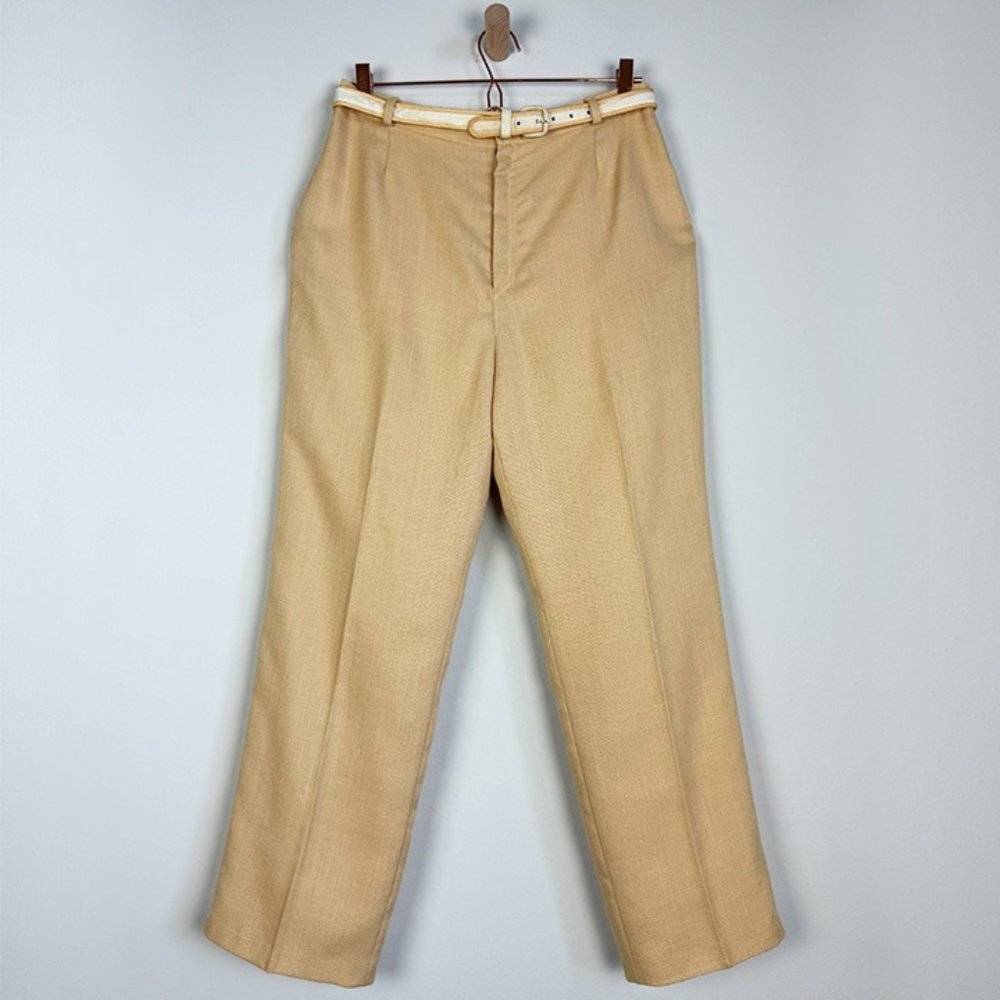 VTG Austin Hill Wool High Rise Tailored Trouser Union Made USA (ILGWU)